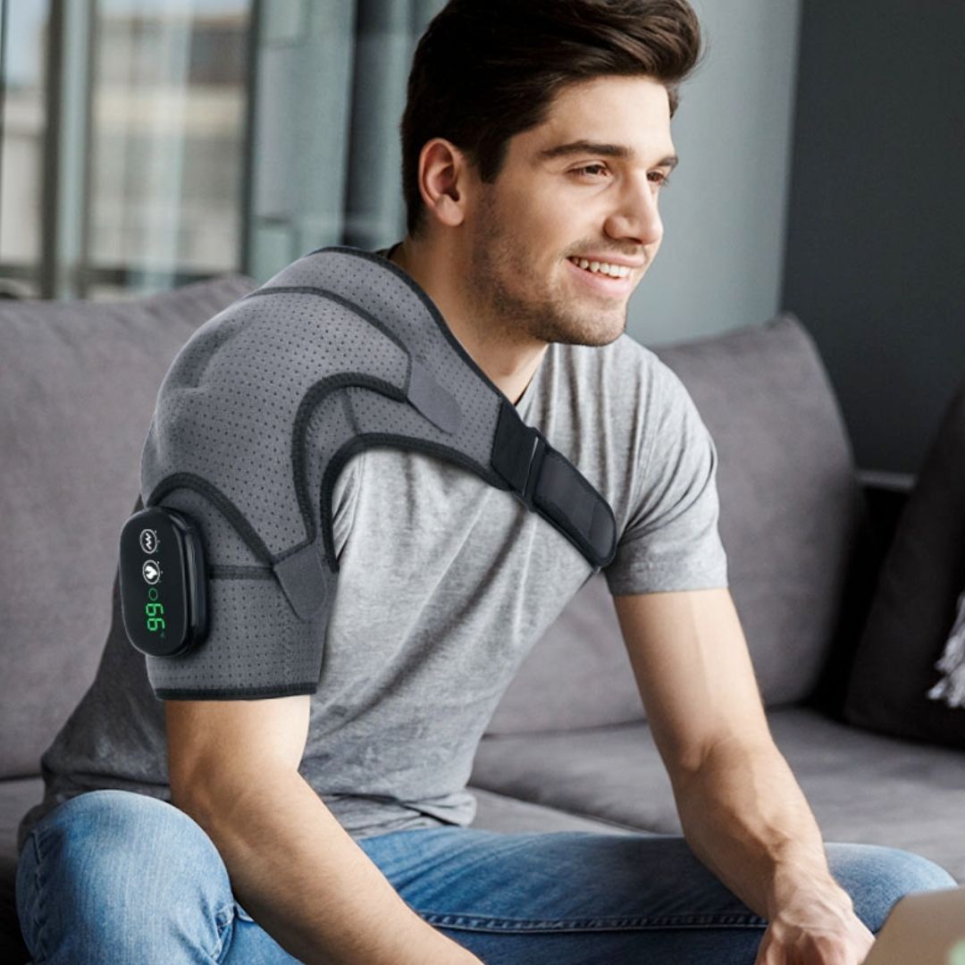 Heated Compression Shoulder Brace with Vibration