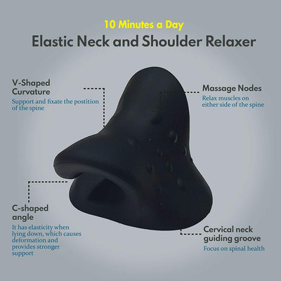 Neck And Shoulder Relaxer & Cervical Neck Traction Device