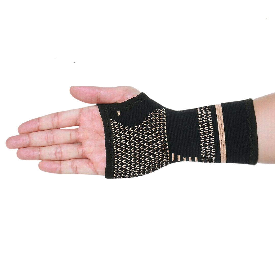 Copper Wrist + Hand Compression Brace