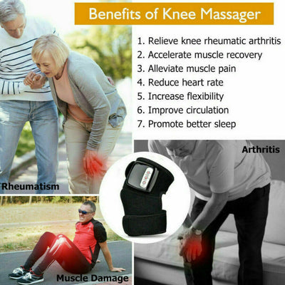 Rechargeable Heated Knee Massager for Arthritis & Pain Relief