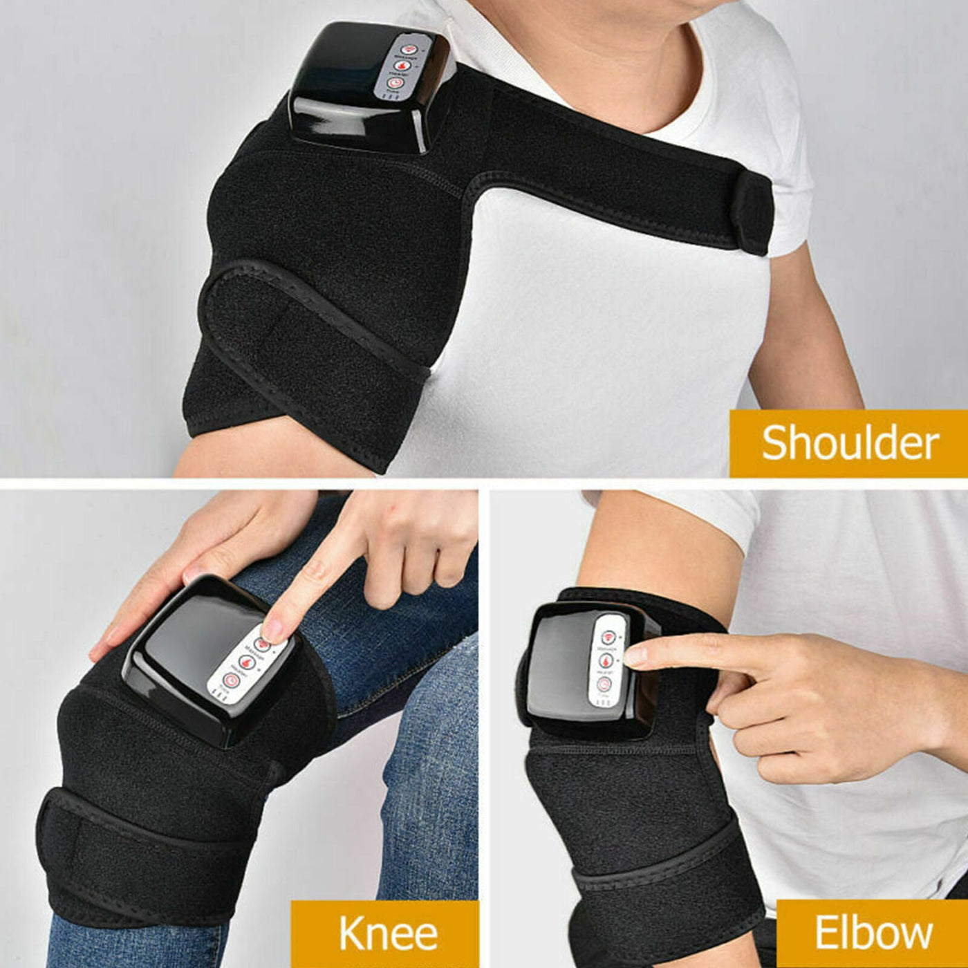Rechargeable Heated Knee Massager for Arthritis & Pain Relief
