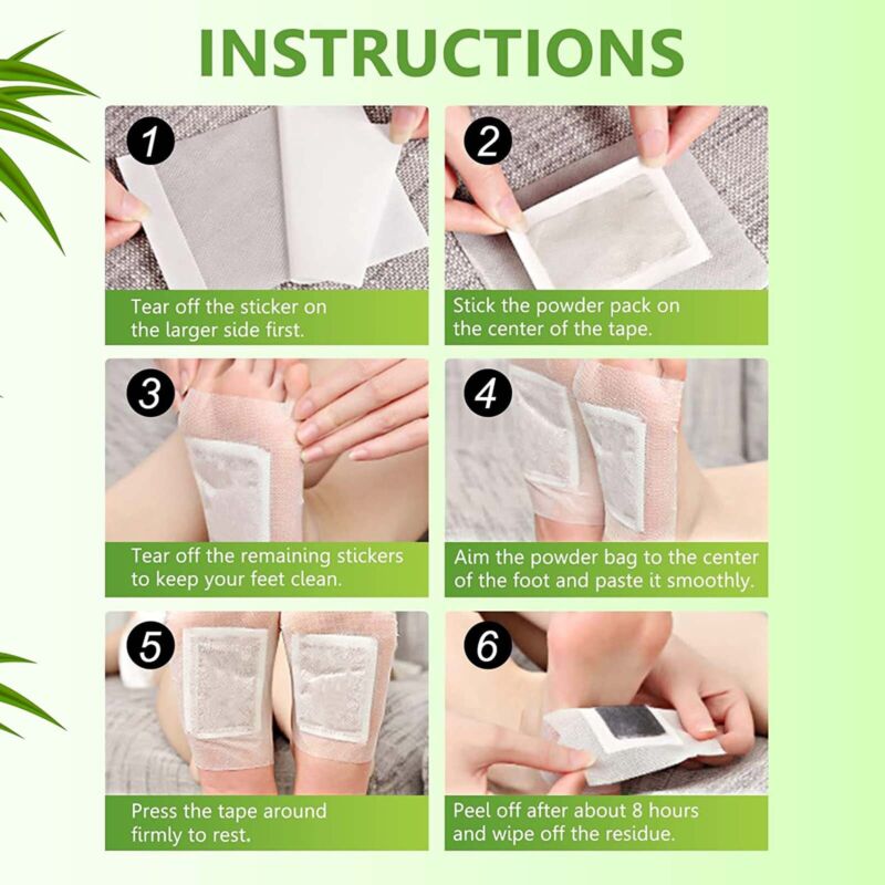 Bamboo Charcoal Foot Patch